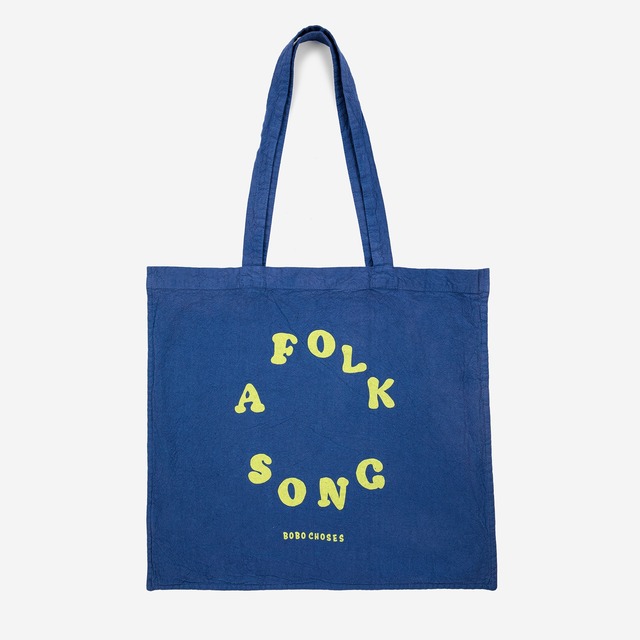 BOBO CHOSES / A Folk Song blue tote bag