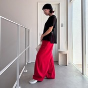 【予約：7月下旬入荷予定】sideslit sheer tee/black