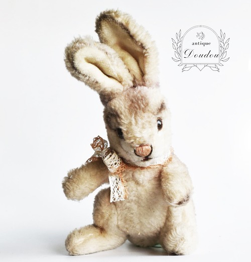 ヴィンテージ　Steiff　シュタイフ　Dralon Rabbit ドラロンラビット【s0249】
