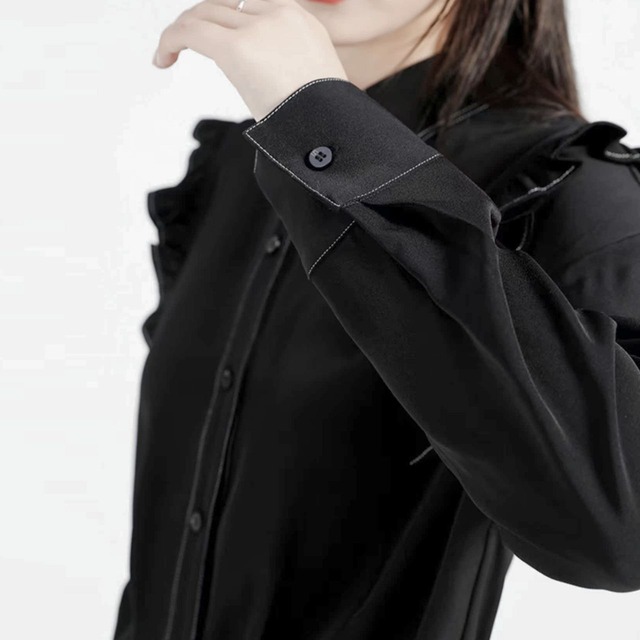 Waist shape design shirt dress C0954