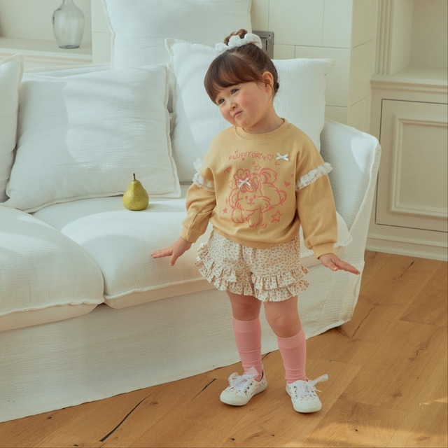 [予約][送料無料]≪1st blue≫Flower Frill Shorts 20
