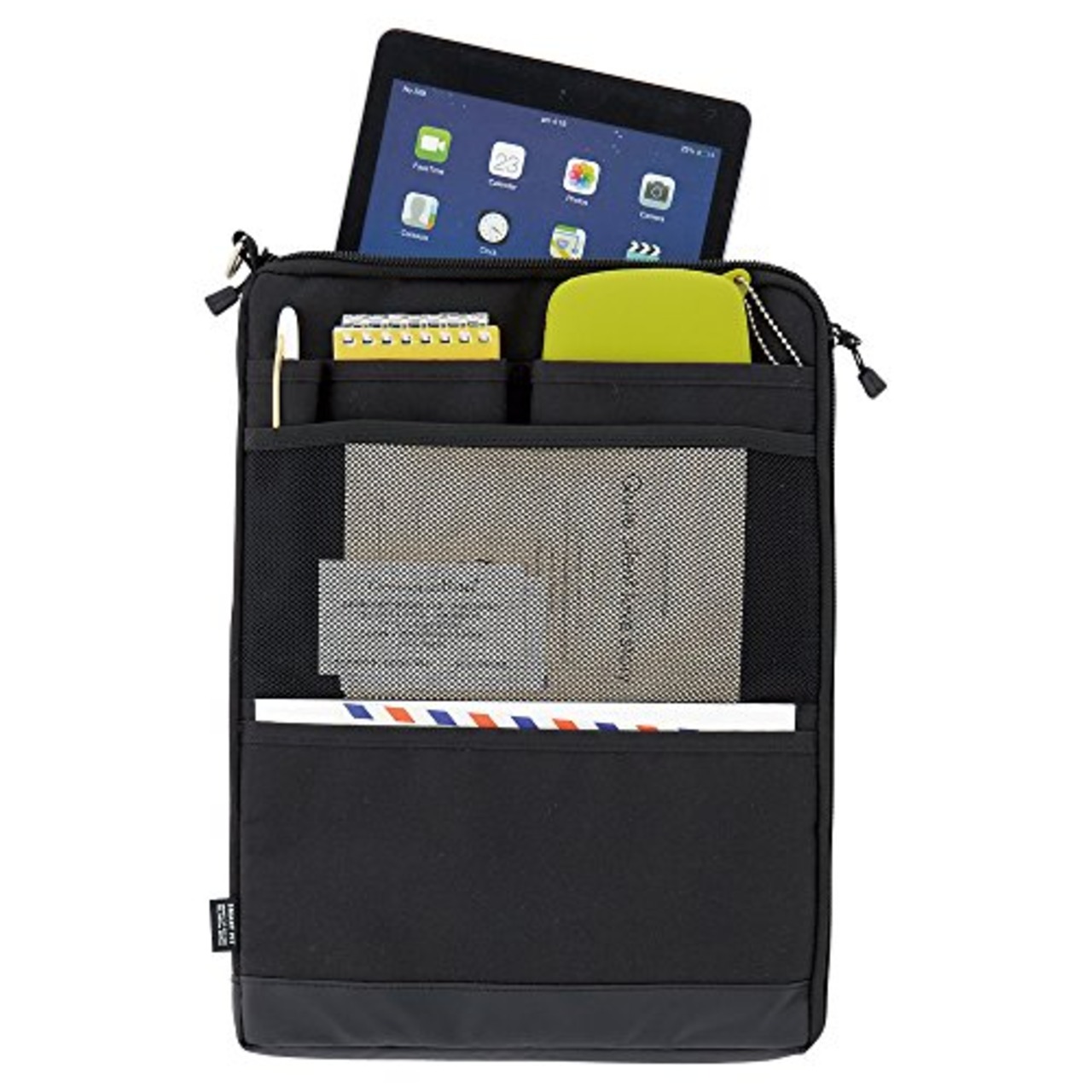 リヒトラブ バッグインバッグ A4 タテ イエローグリーン A7683-6