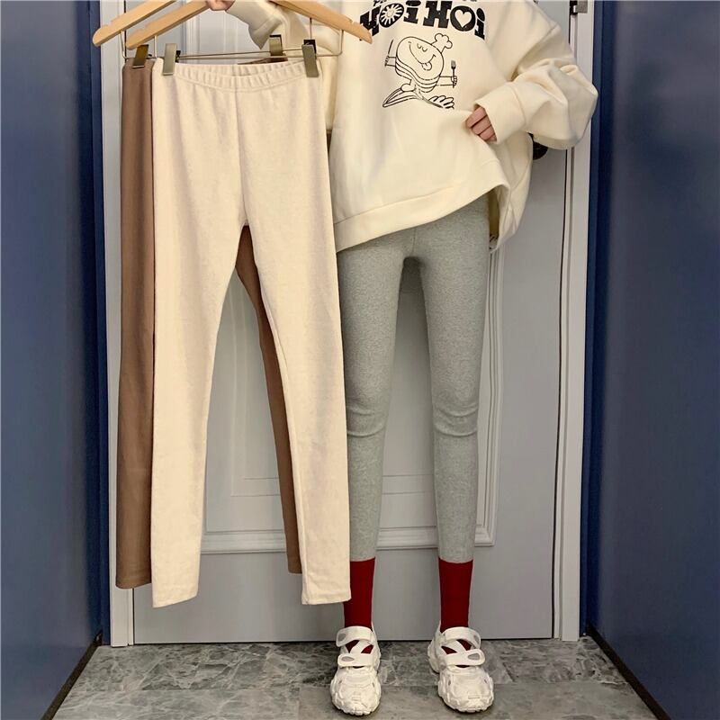 スタイルソリッド カラー薄手レギンス ウィンター 冬物 ソリッドカラー YY-ファッション38632081196