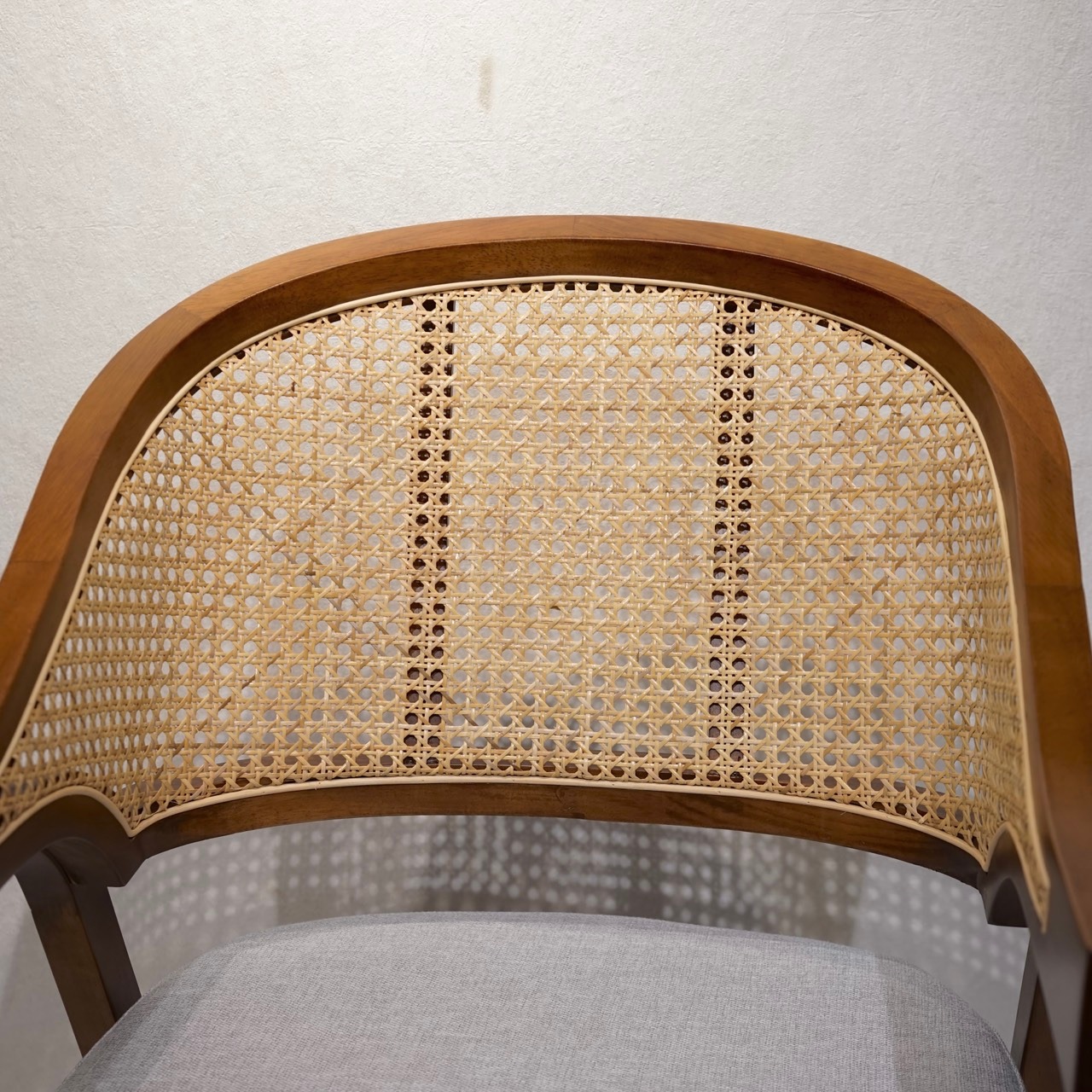 Bello Select ダイニングチェア アームチェア ラタンチェア 椅子 チェア ファブリック ナチュラル ラグジュアリー モダン