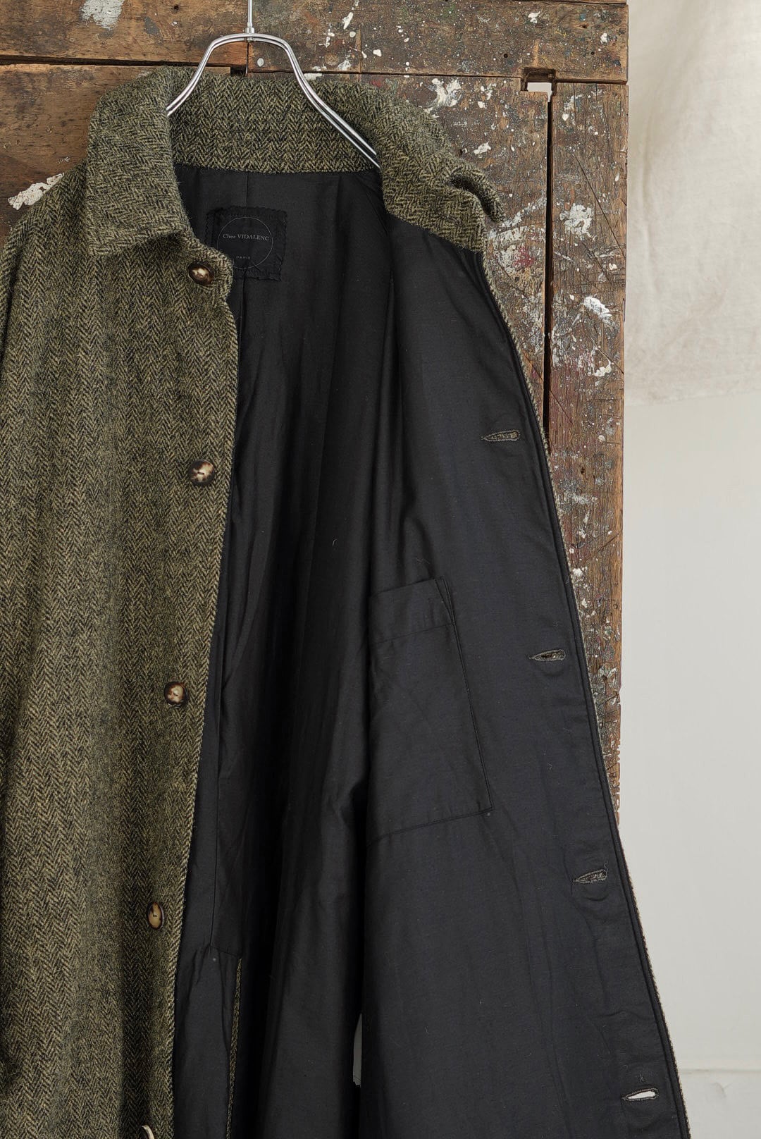 CHEZ VIDALENC - COAT BOBI / HARRIS TWEED (FRIDAY) | Brownie