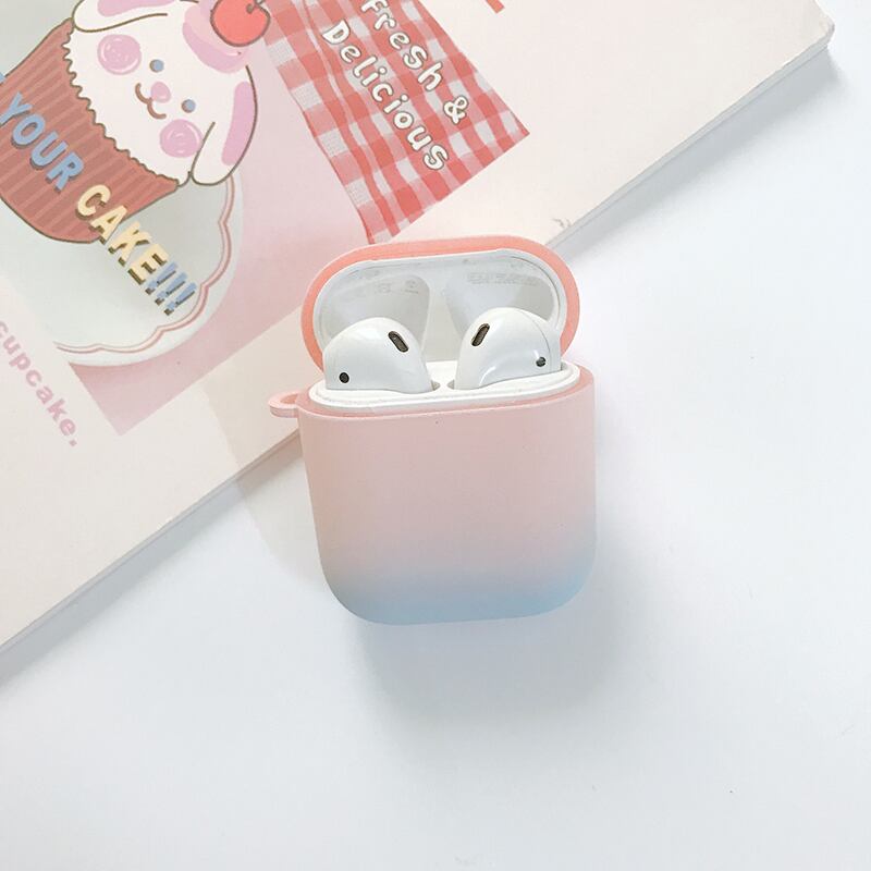 9color☆グラデーション AirPodsケース AirPods Proケース 人気