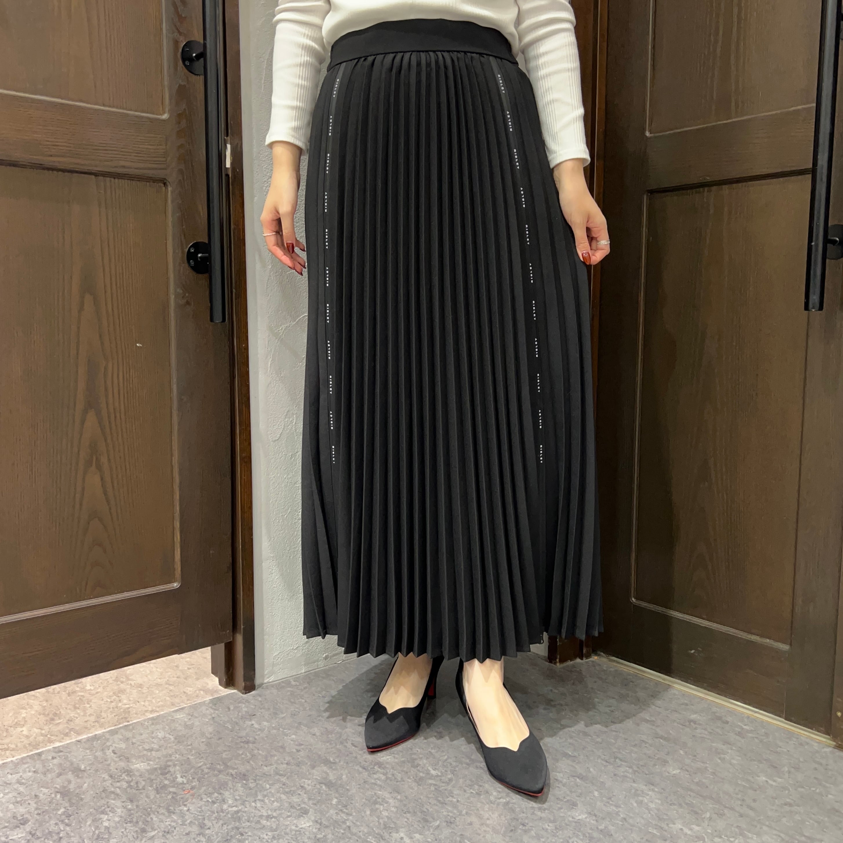 RISLEY/ロゴジッププリーツスカート | 20ｰtwentyｰ