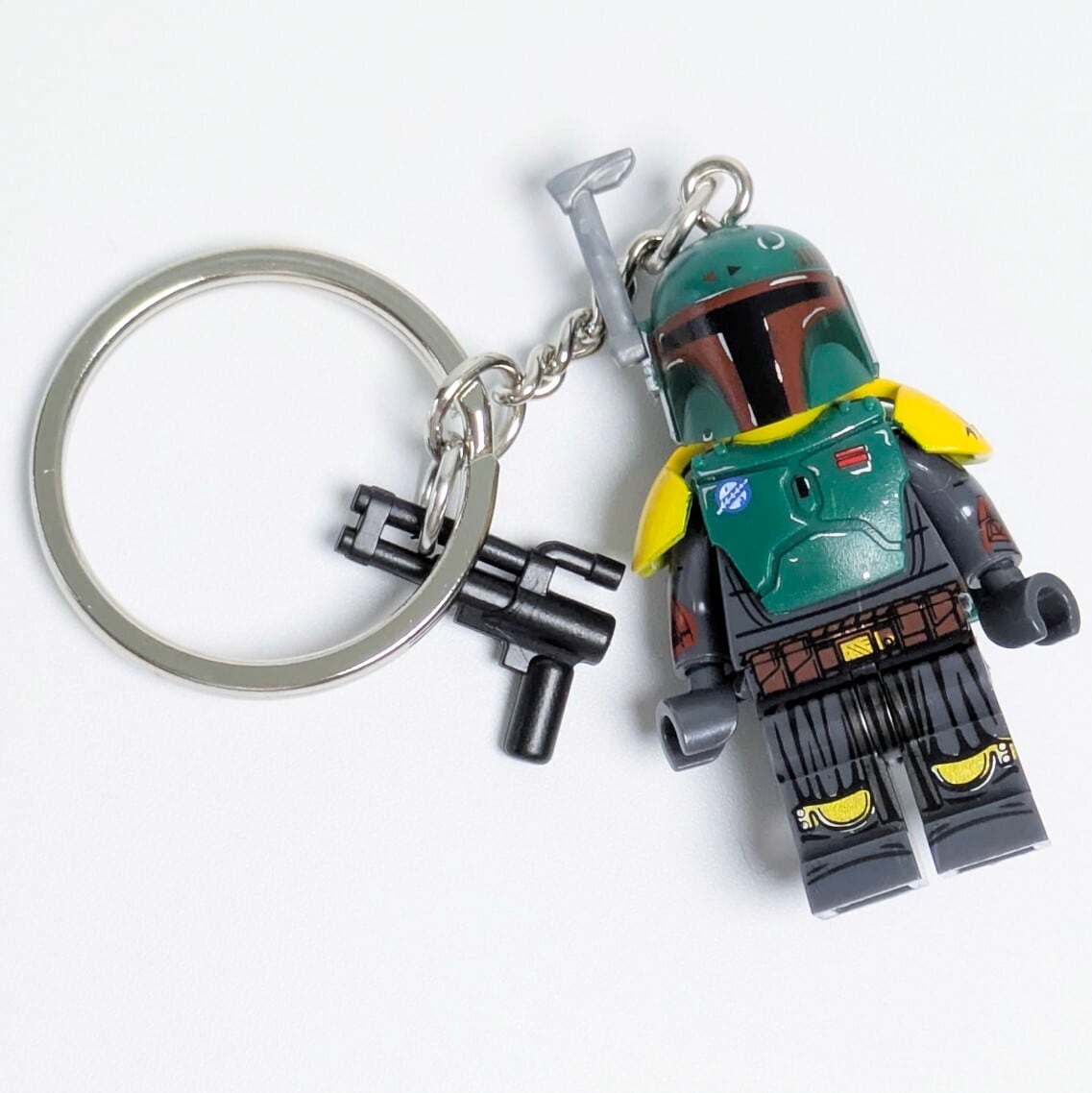 ★ブロックフィギュアキーホルダー★【 STARWARS ( スター・ウォーズ ) / ボバ・フェット/The Book of Boba Fett 】Boba Fett ( ボバ・フェット ) 〚アメリカン雑貨 アメトイ〛