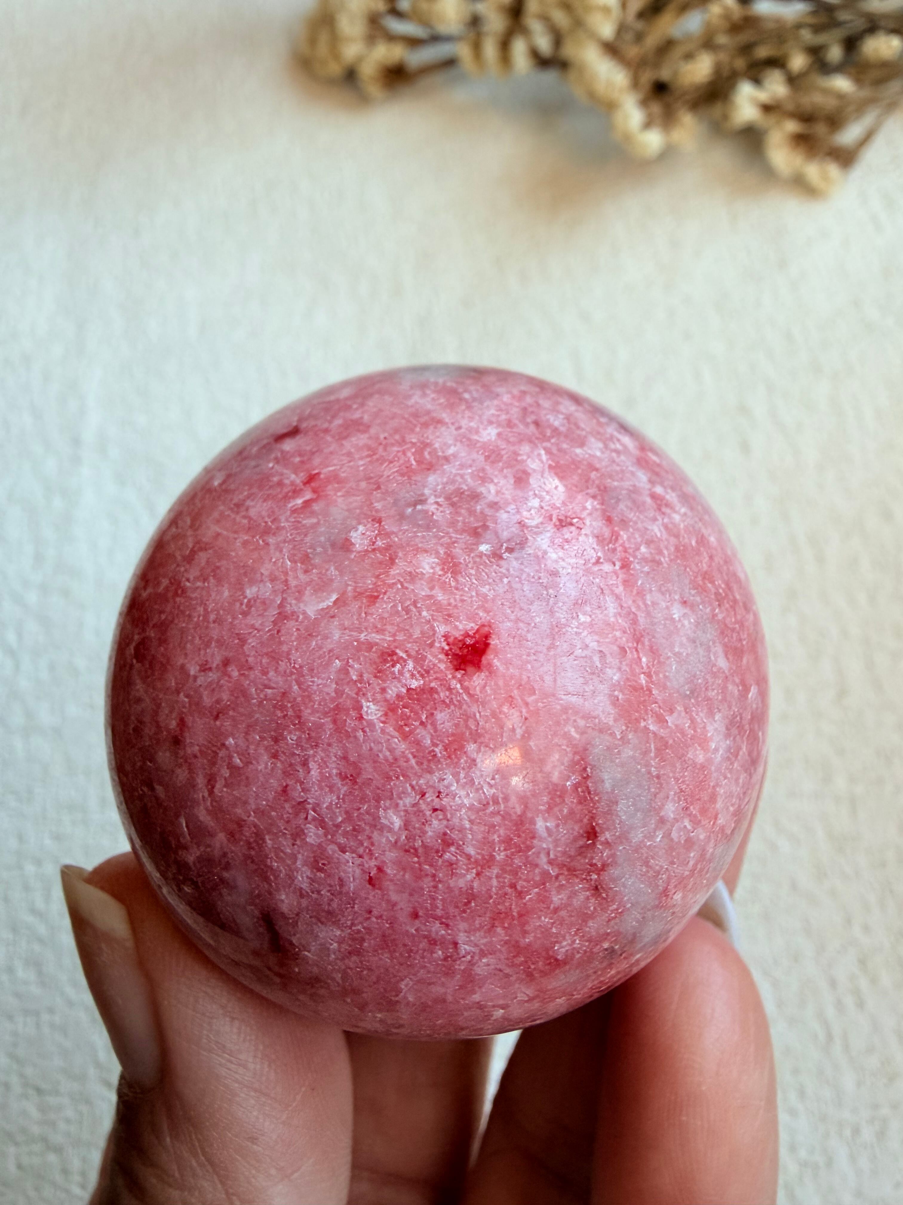 ☆癒し系天然石☆グリーンフラワーアゲート スフィア | ストーンエンジェル