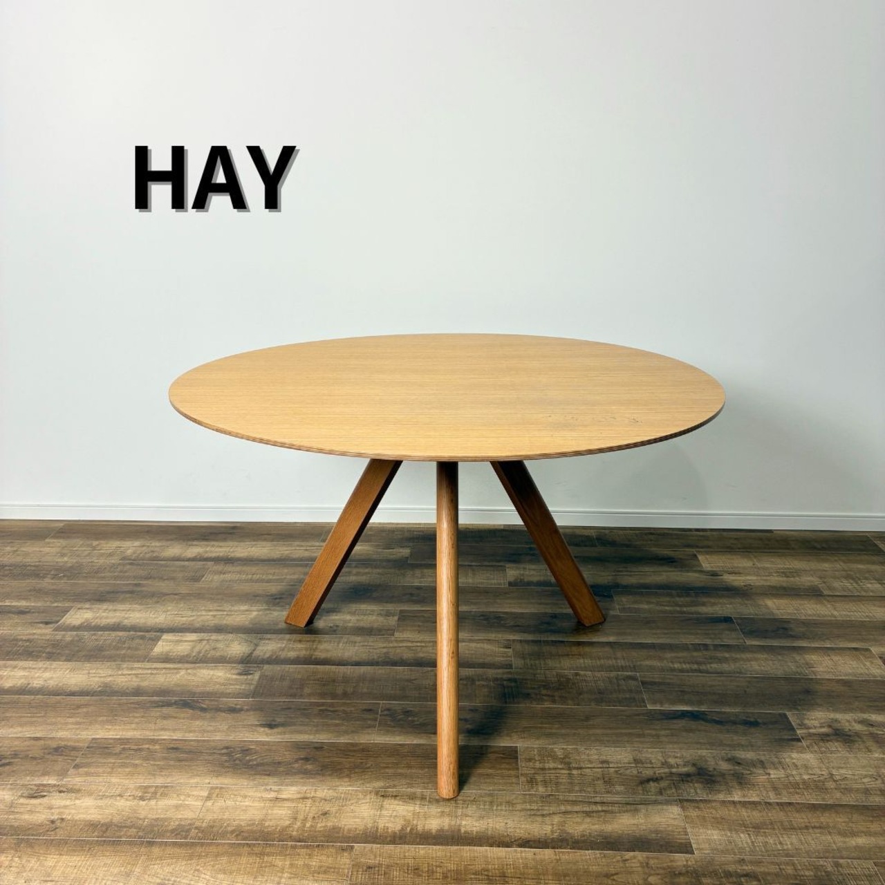 HAY Copenhague Round Table CPH20 ヘイ コペンハーグラウンドテーブルCPH 20 ダイニングテーブル ナチュラル オーク【中古】【350サイズ】
