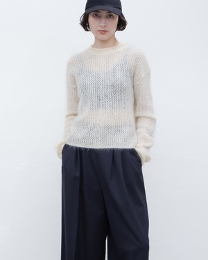 1990s low gauge mohair knit sweater