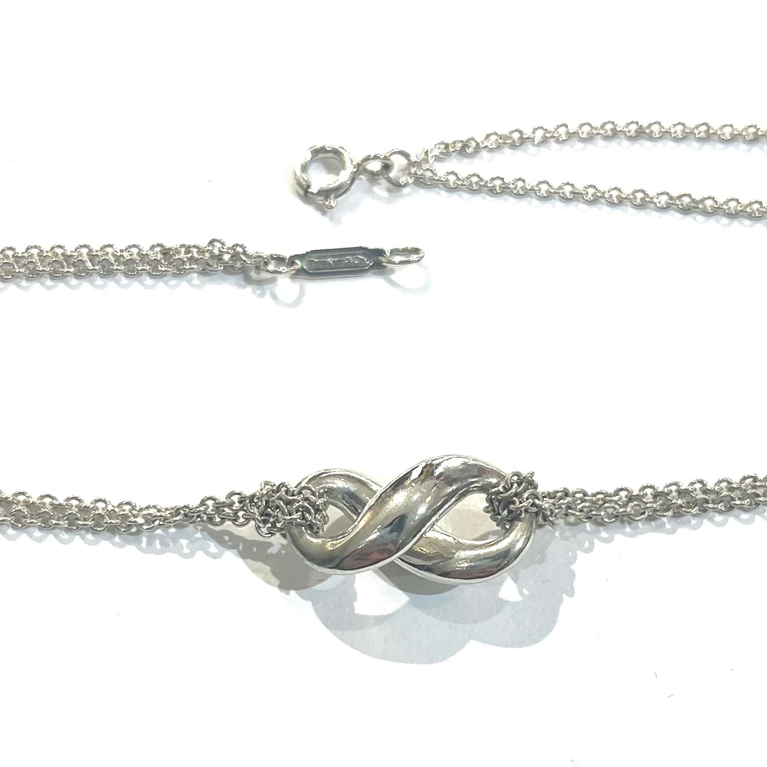 限定価格【TIFFANY&Co.】2380 Wチェーン 立体インフィニティ