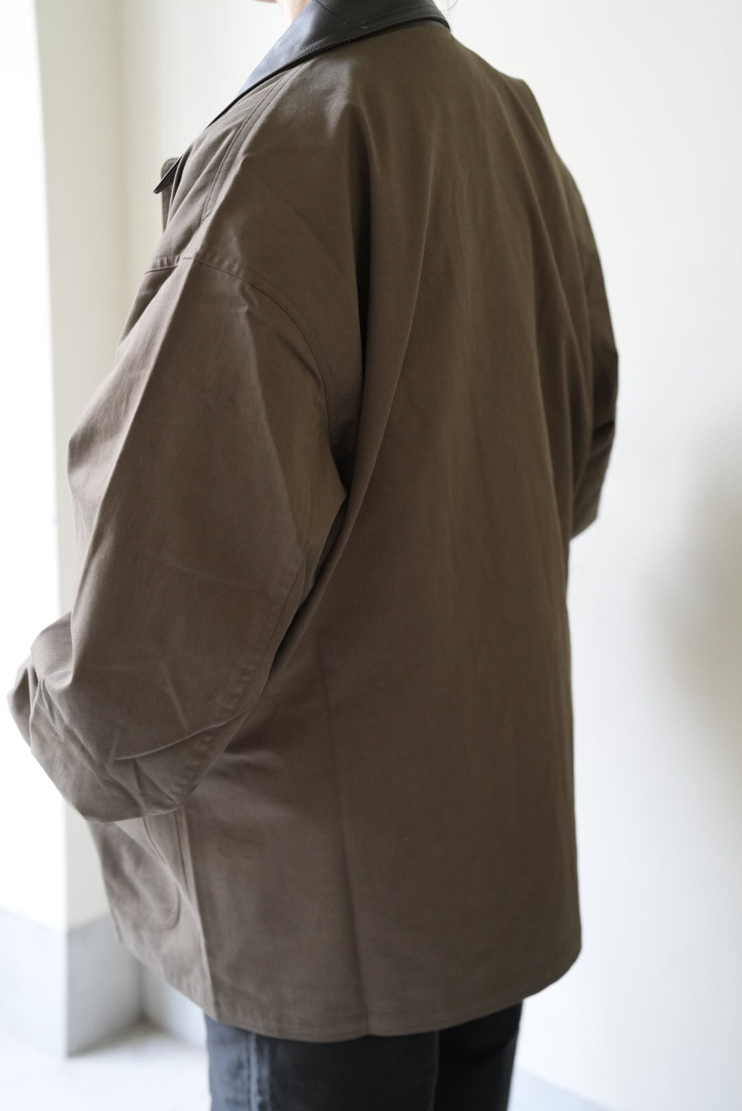 Cristaseya OVERSIZED BLOUSON WITH LEATHER COLLAR | Pay ID