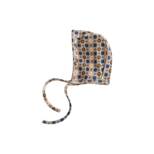 & pal / geometric pattern  bonnet / gray / 42-46cm,48-50cm