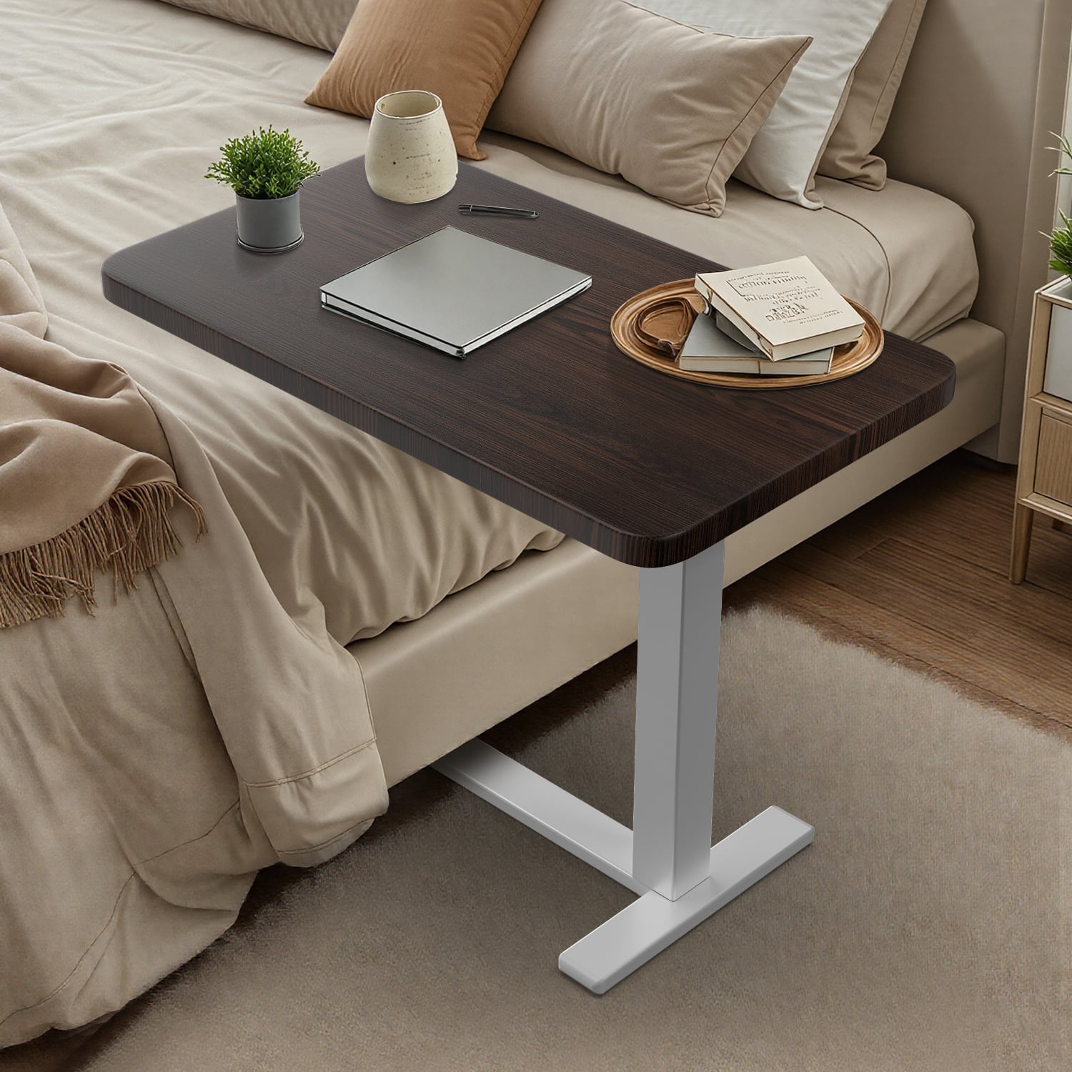 可動式昇降テーブル 幅60cm マルチテーブル 64cm～102cm 高さ調整