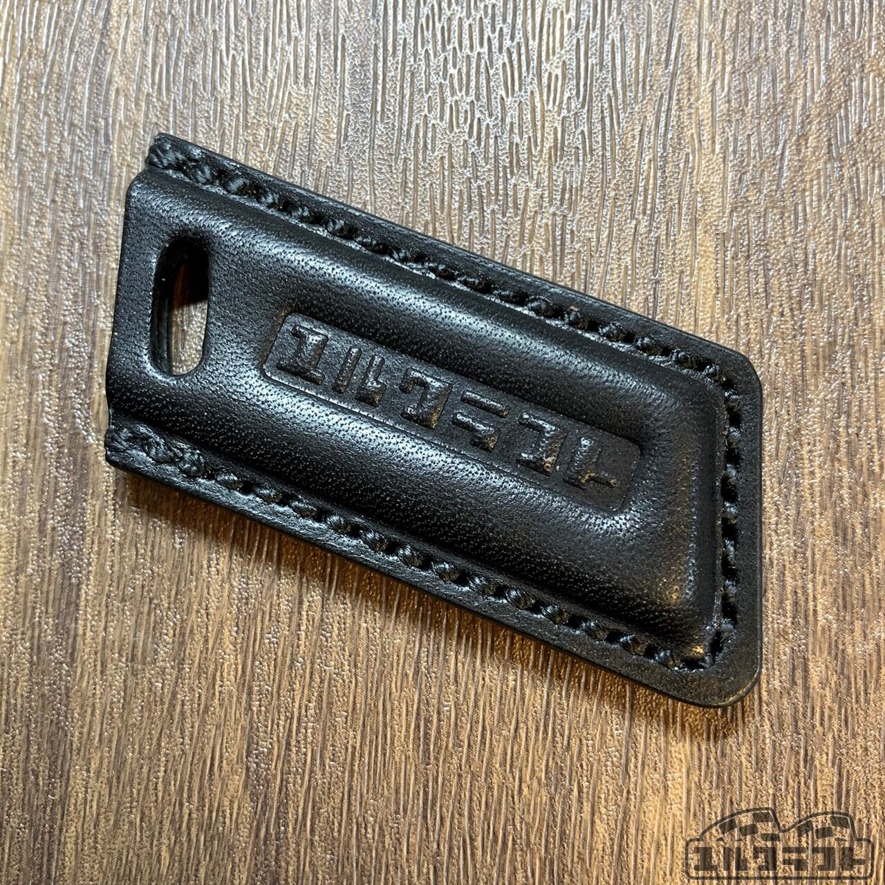 エネキーケース カフェレーサーブラック（リングあり・なし）