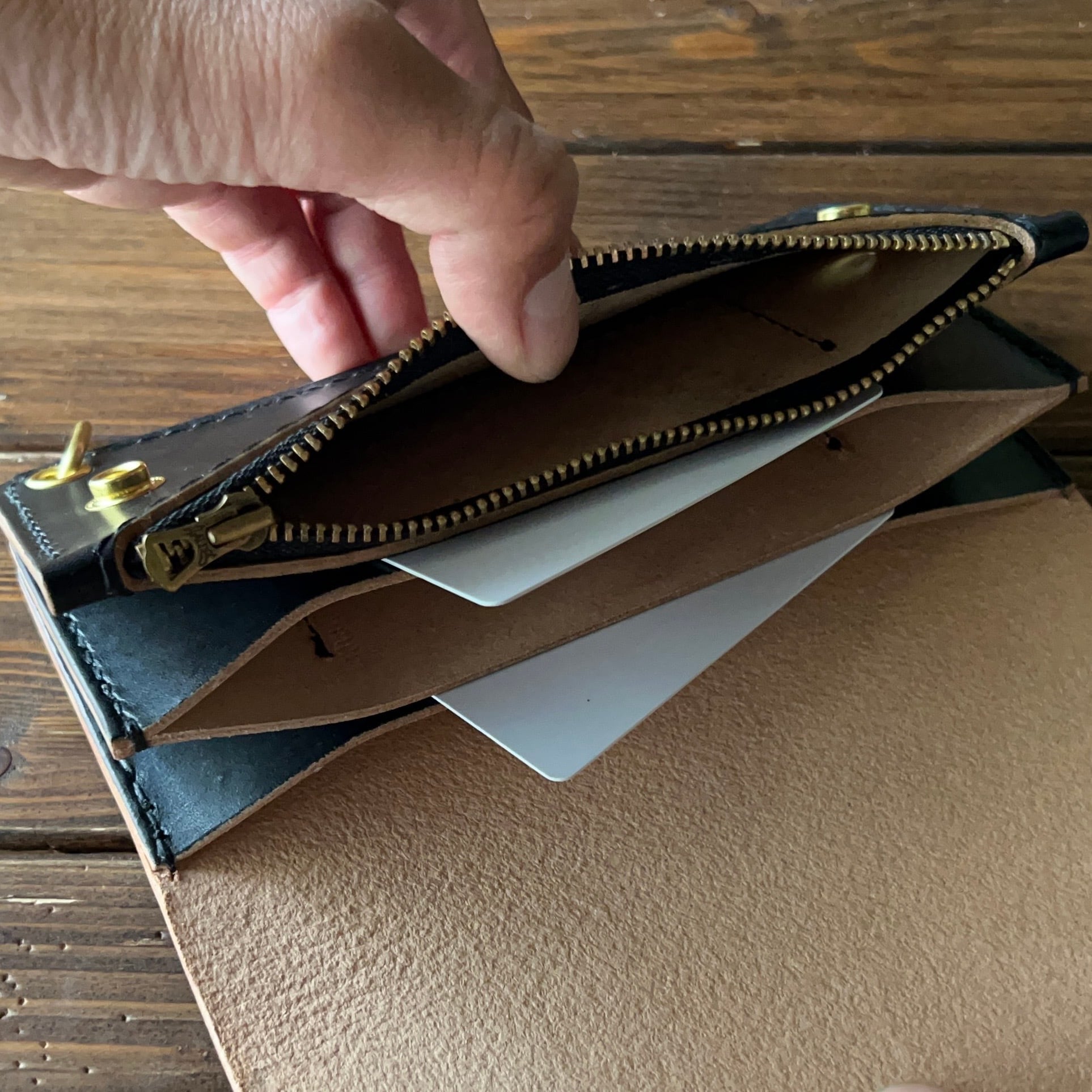 カスタムオーダー Trucker Wallet-02】 | yc_leather.craft