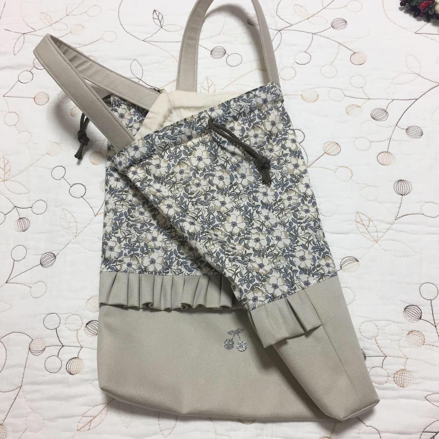 Moz ハンドメイド　入園　入学　レッスンバッグ