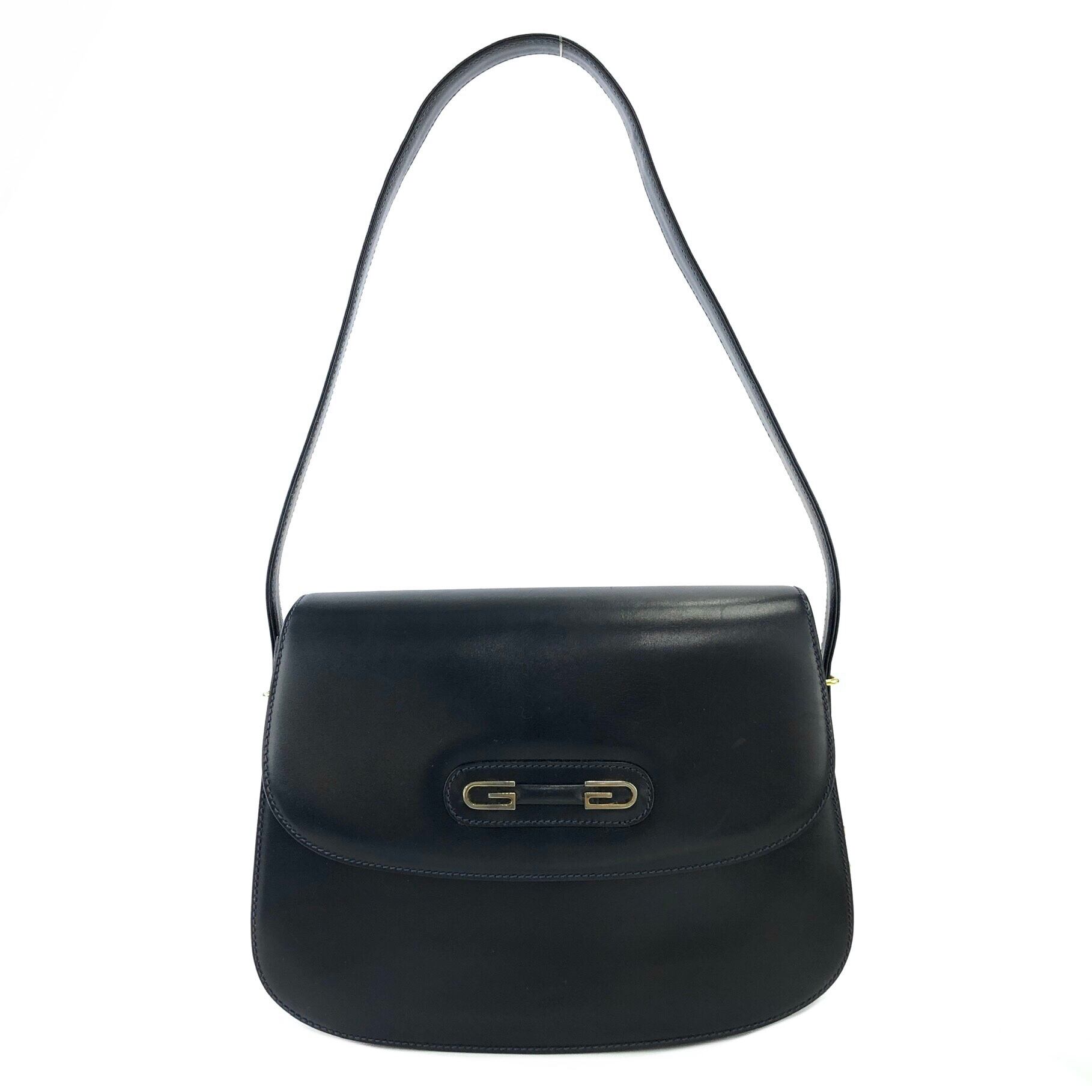 GUCCI ボディバッグ ネイビー　22日まで値下げ中 グッチ 574968 204046 ウエストバッグ ネイビー GGベルベット ボディ