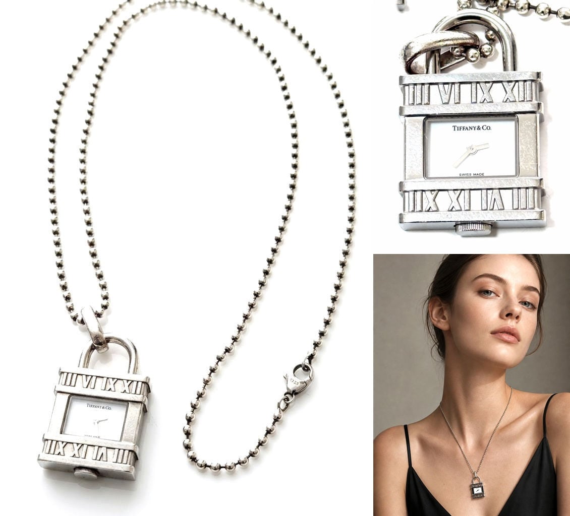 TIFFANY ティファニー Atlas Padlock Pendant アトラス パドロック