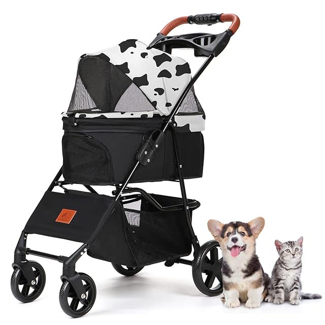 Cavoyo 犬用 カート 大容量 耐荷重73kg 老犬 ペットカート バギー