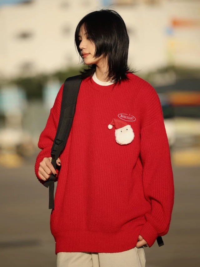 サンタクロースデコレーションセーター / Santa Claus Decoration Sweater