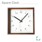 KATOMOKU square clock km-37B