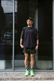 NIGHTCAMO RAGLAN H/S TEE / 	RGT-29