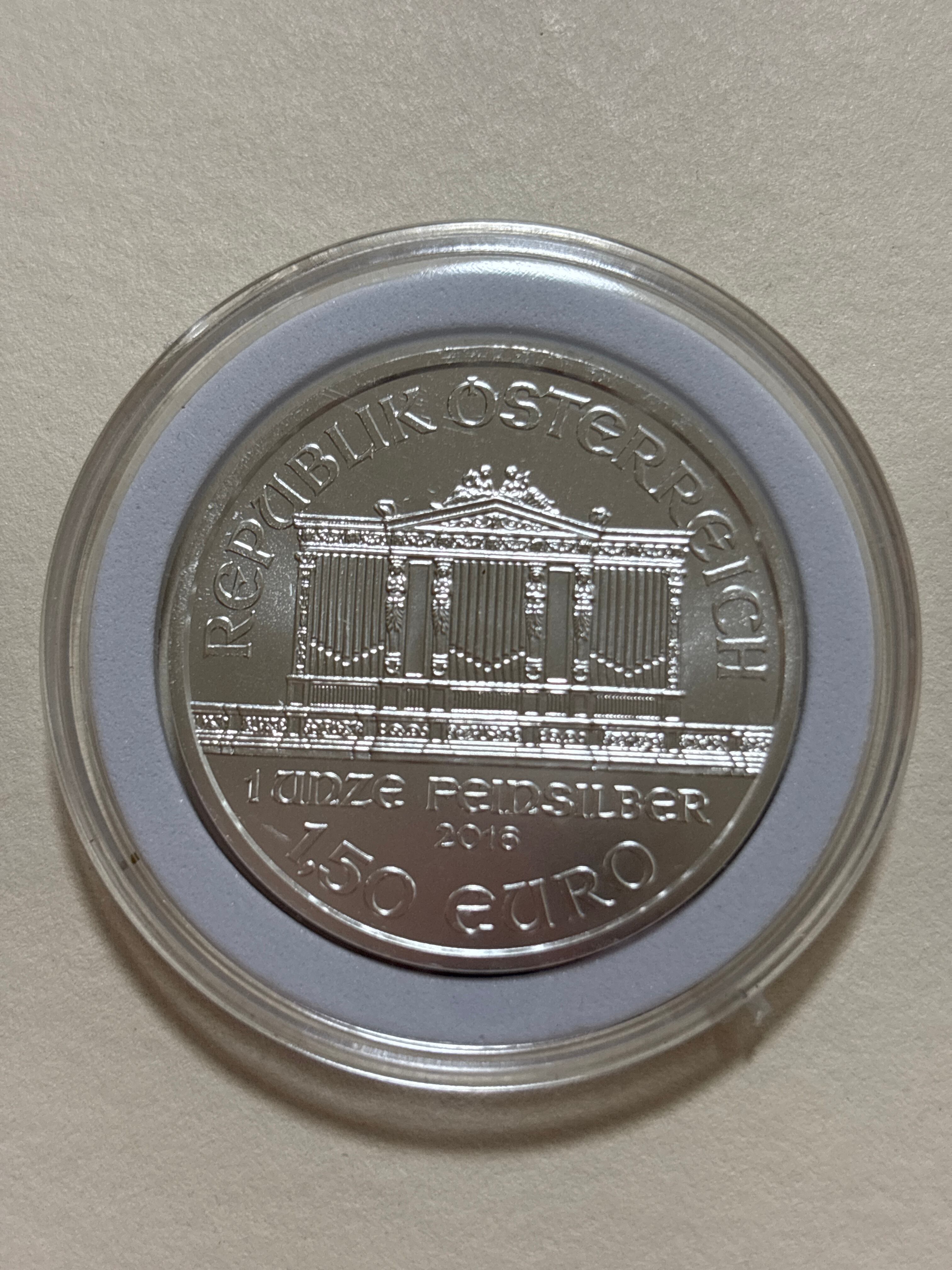 ウィーン・フィル2016年1.5ユーロ1オンス銀貨（新品） | 天然石