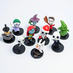 ⚡️SPECIAL PRICE⚡️【 The Nightmare Before Christmas  （ナイトメアービフォアクリスマス） 】 PVCフィギュア10Pセット 〚アメリカン雑貨 アメトイ〛