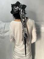 "Shohei Takamiya" Noir Horn Straw Hat