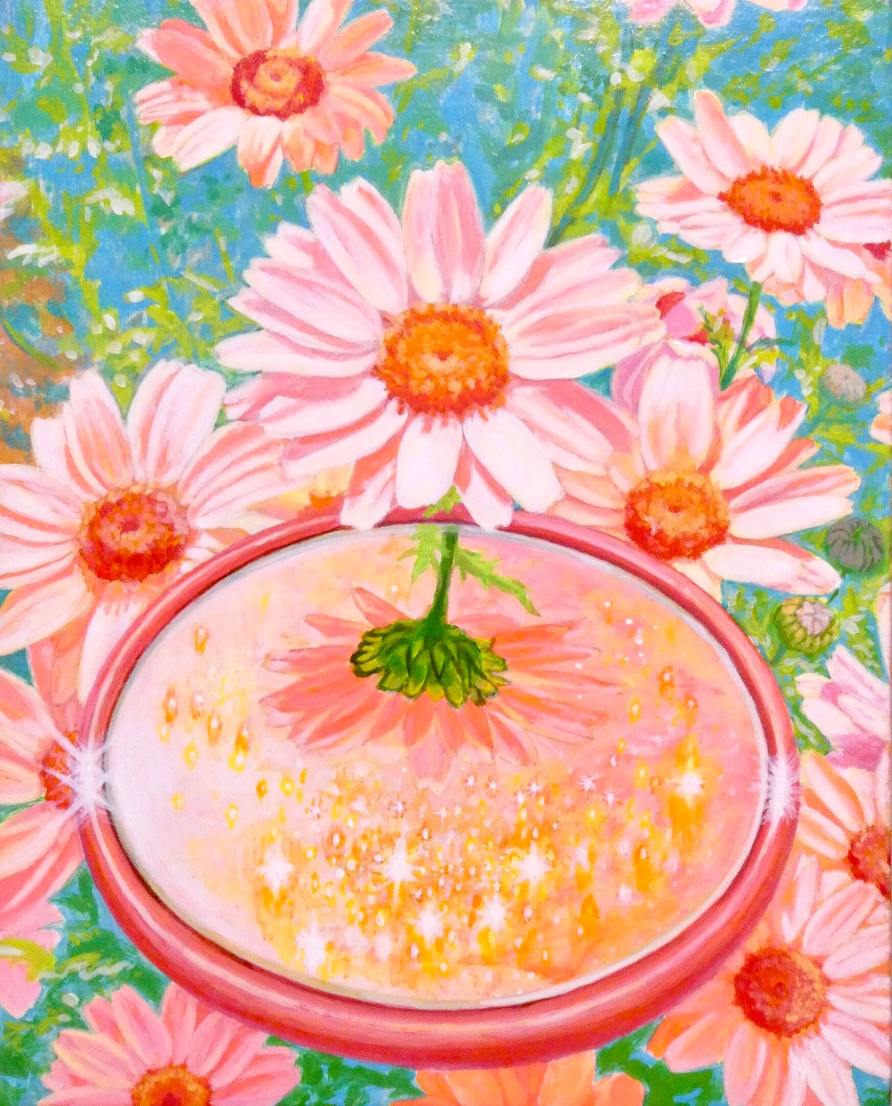 花だより フレンチラベンダー）積める絵画 花つみき （French lavender
