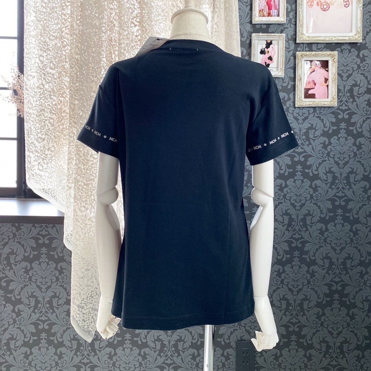 MCM > エムシーエムブラックロゴ半袖Tシャツ 未使用品 | JVINTAGE