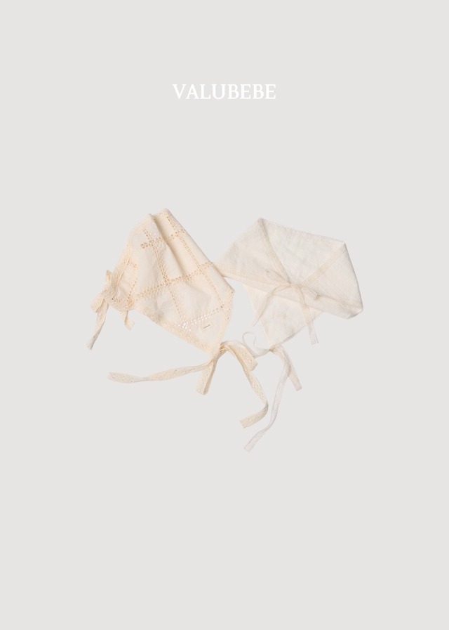 【取寄】valubebe|lace ribbon scarf|レースリボンスカーフ|FREE|baby&toddler|26 autumn
