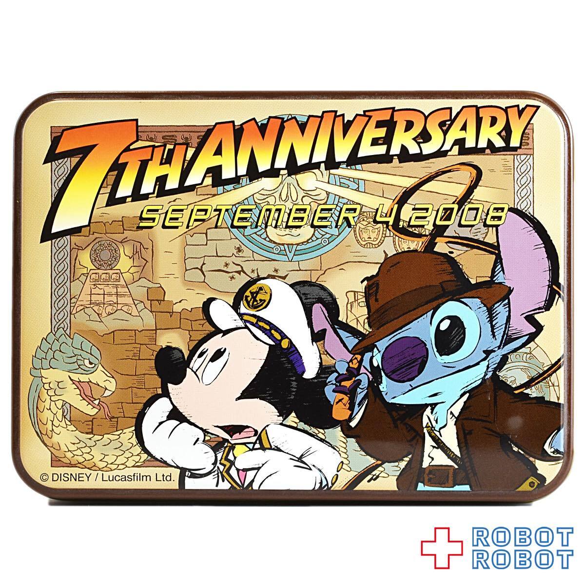 TDS 7周年 お菓子缶 インディ・ジョーンズ | ROBOTROBOT