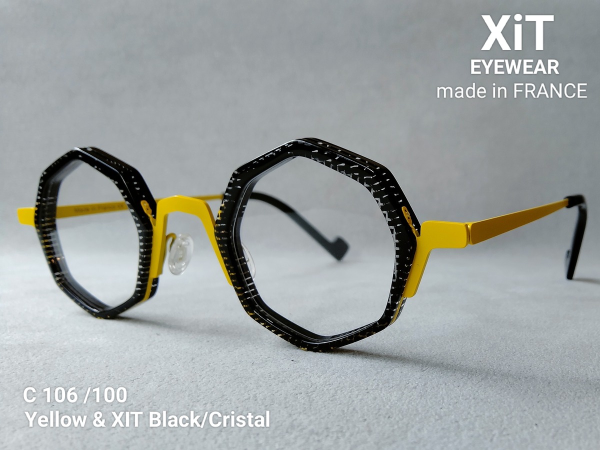 XiT eyewear（エックスアイティ）「C 106 / 100」Yellow & XIT Black/Cristal - COMBOS ...