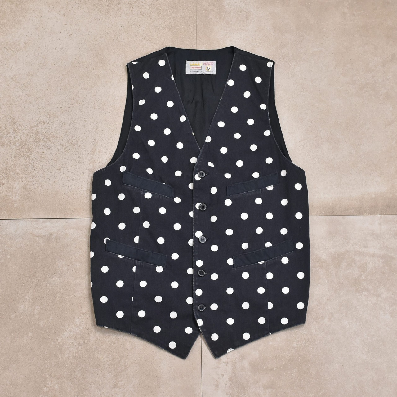 Department5 dots pattern vest Made in Italy