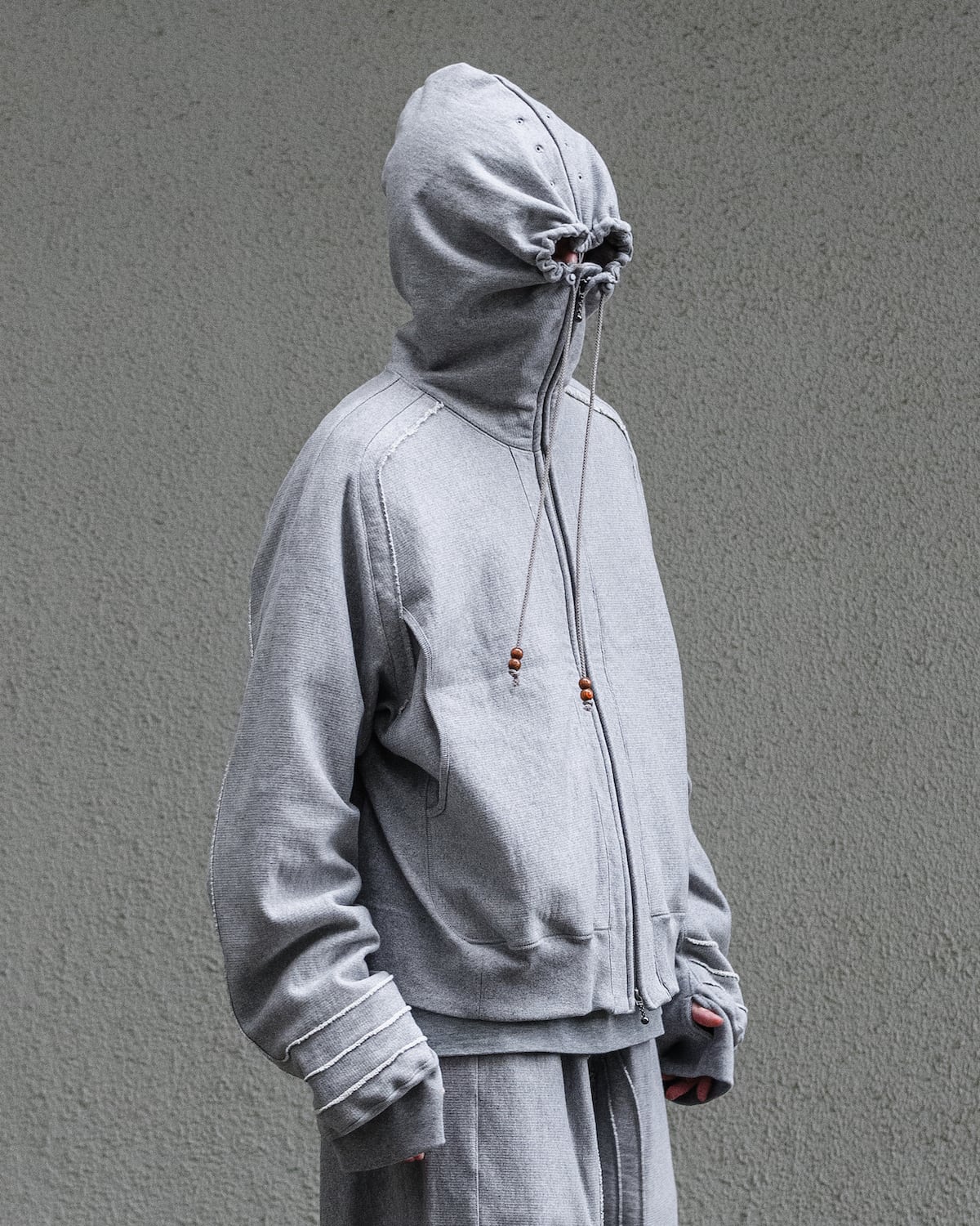 JIAN YE 24AW ORBIT HOOD (Gray) | Moore
