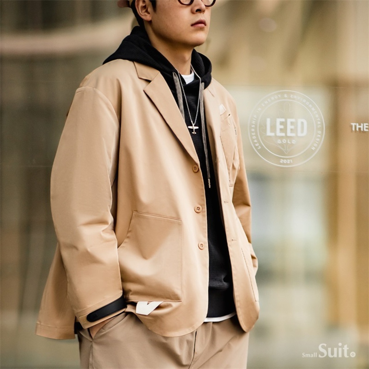 Khaki Utility Multi-Pocket Jacket / カーキ ユーティリティ マルチポケット ジャケット