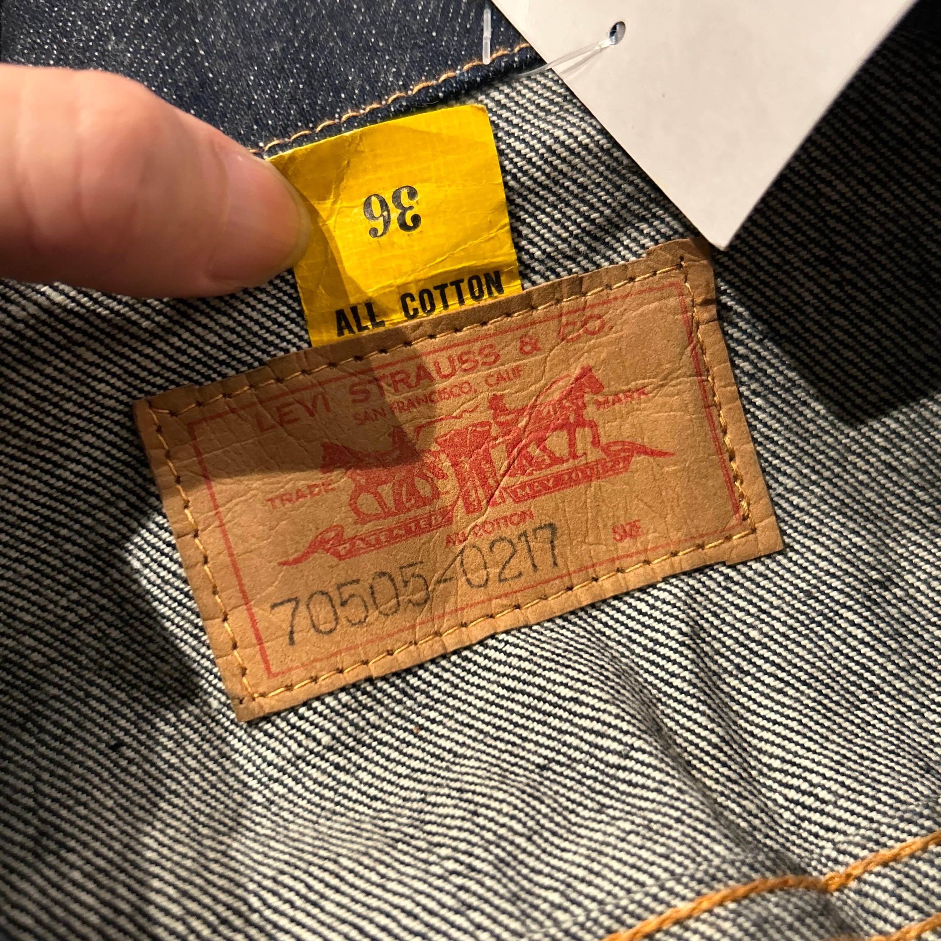 1960's LEVI'S BIG E 後期　オリジナル　DEAD STOCK 60年代 60s リーバイス アメリカ製 インディゴ デッドストック 未使用