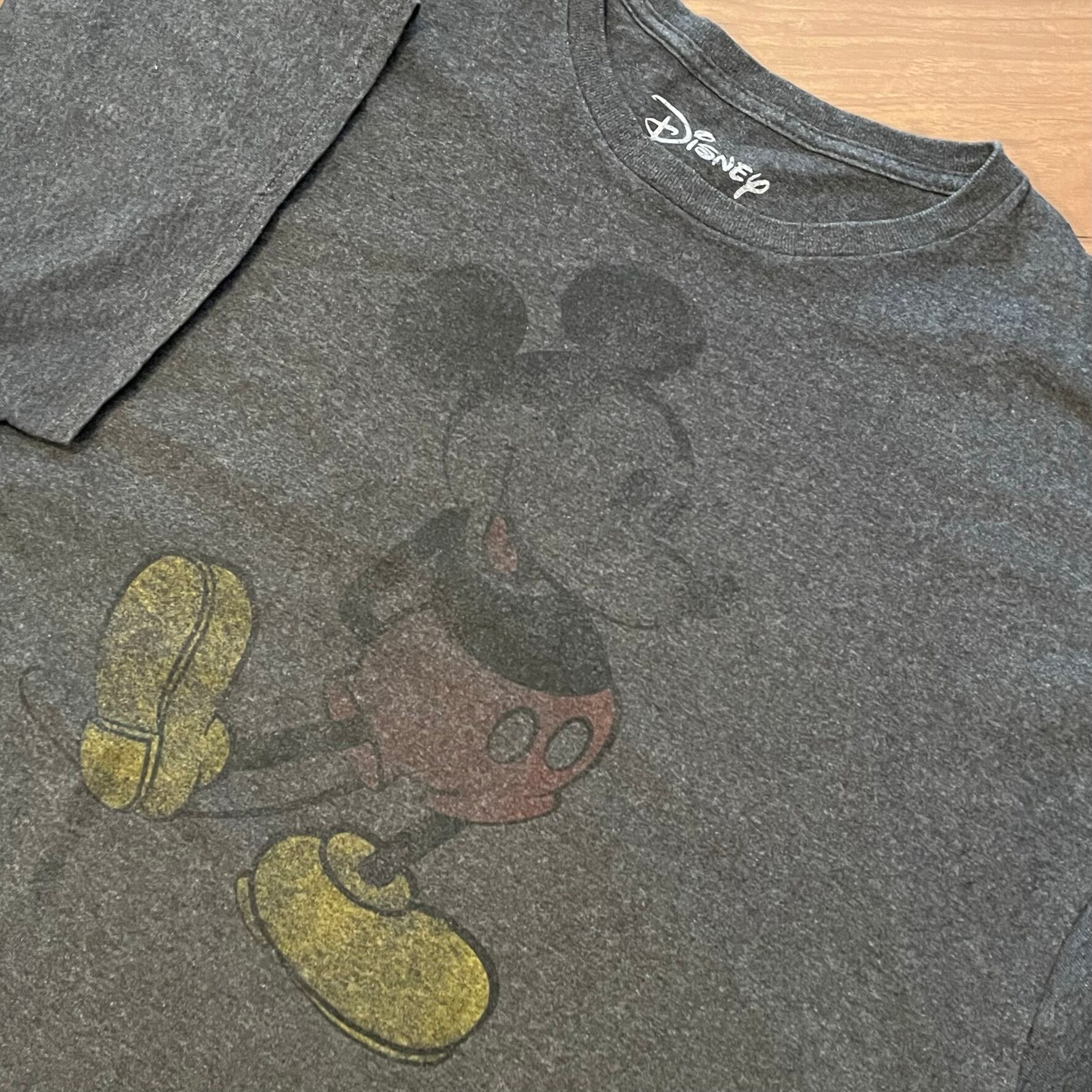 Disney】ミッキーマウス プリント Tシャツ XXL ビッグサイズ 大きい