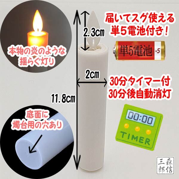 LEDキャンドル 絵ろうそく 四季ギフトセット 仏前ロウソク (御供 御礼