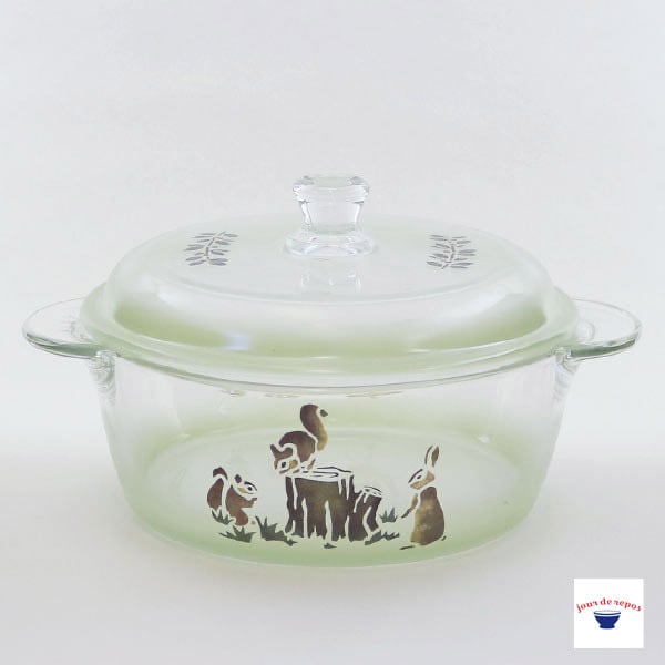 限定品　マニーヴィオレット　耐熱ガラス電子レンジ専用　キャセロール　サラダ　新品 マニー】耐熱ガラスレンジ専用キャセロール(レコルト) | jourderepos