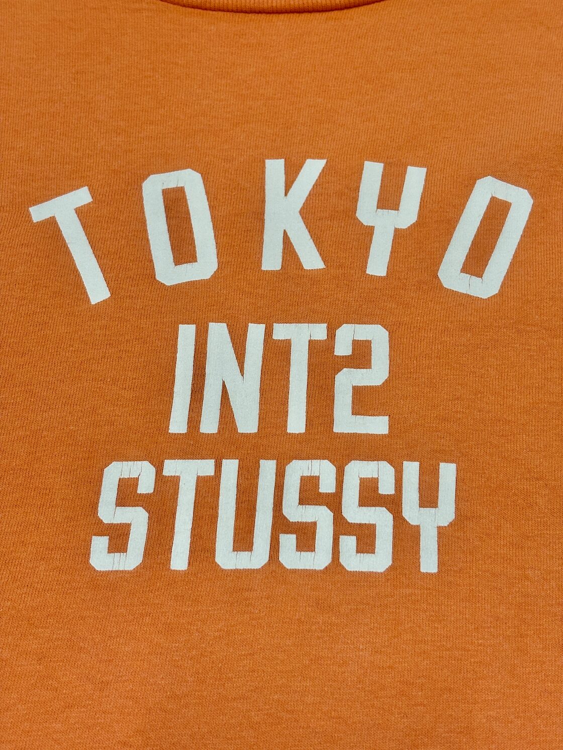 00s OLD STUSSY/TOKYO INT2 print Tee/USA製/銀タグ/L/都市シリーズ 