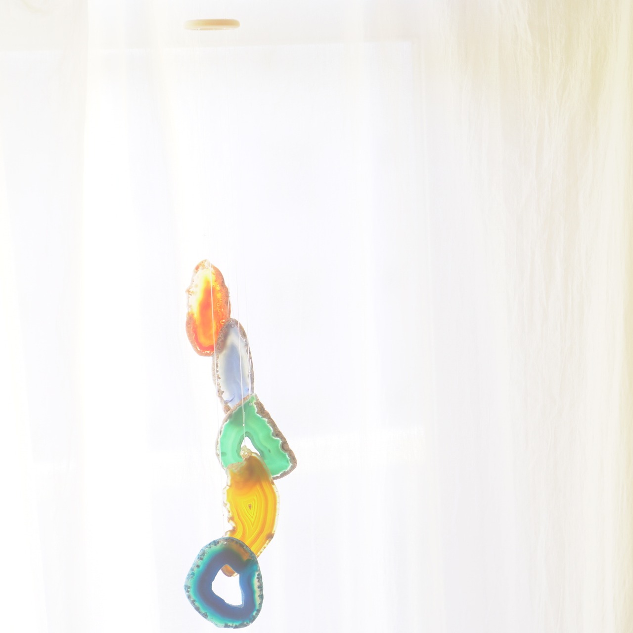 Mother Earth - アゲートヒーリングチャイム / Agate Sun Catcher Wind Chime 470