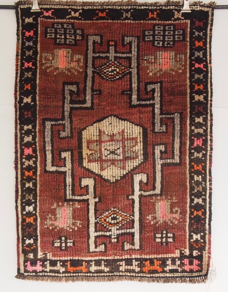 【Vintage Rug】184cm ×153cm　ベニワレン　ベルベル人 Vintage Rug】184cm ×153cm ベニワレン ベルベル人 Vintage Rug】184cm