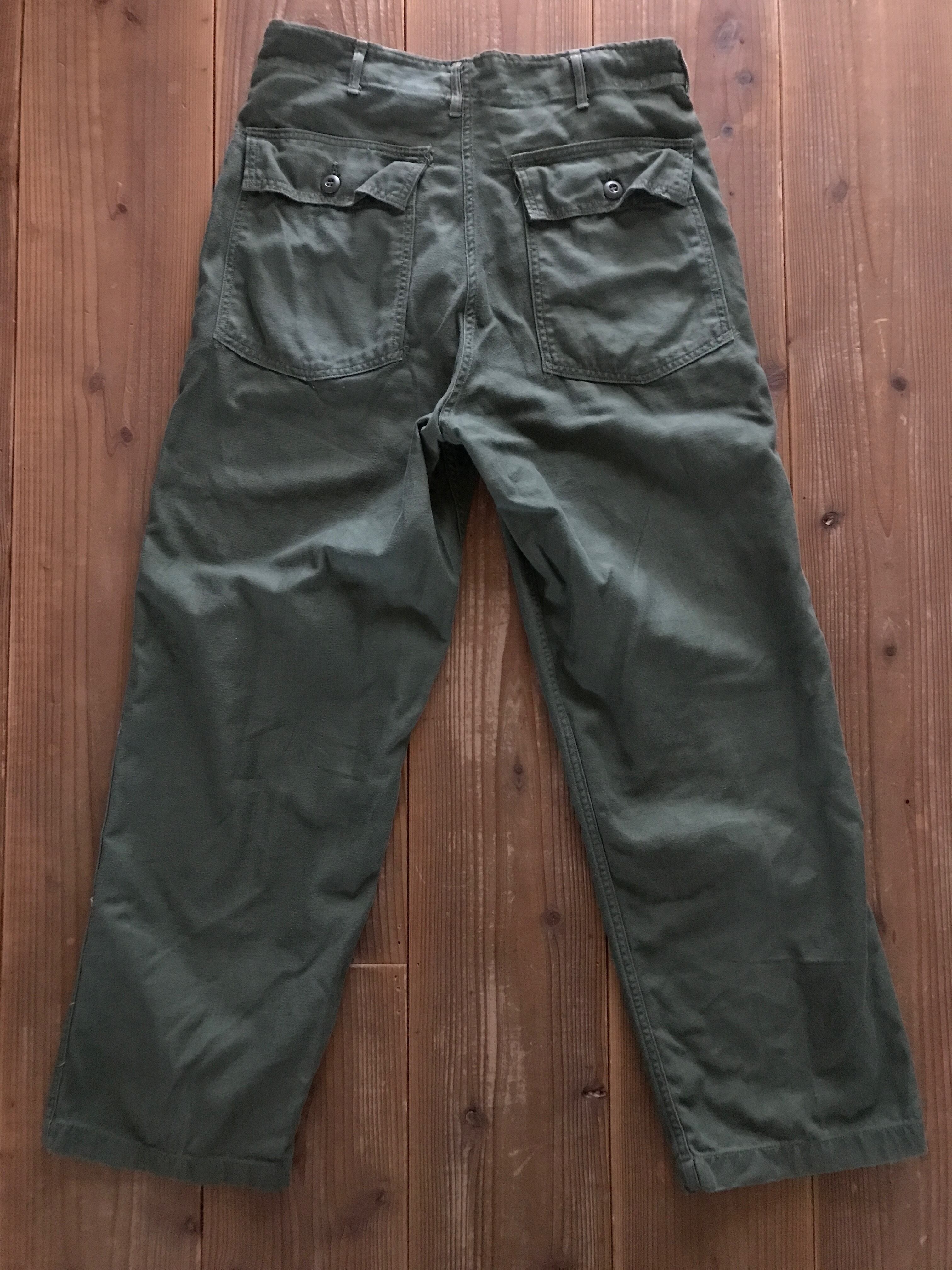 60's U.S.ARMY OG-107 ベイカーパンツ　表記(34×31) | Garage Vintage Clothing powered by  BASE