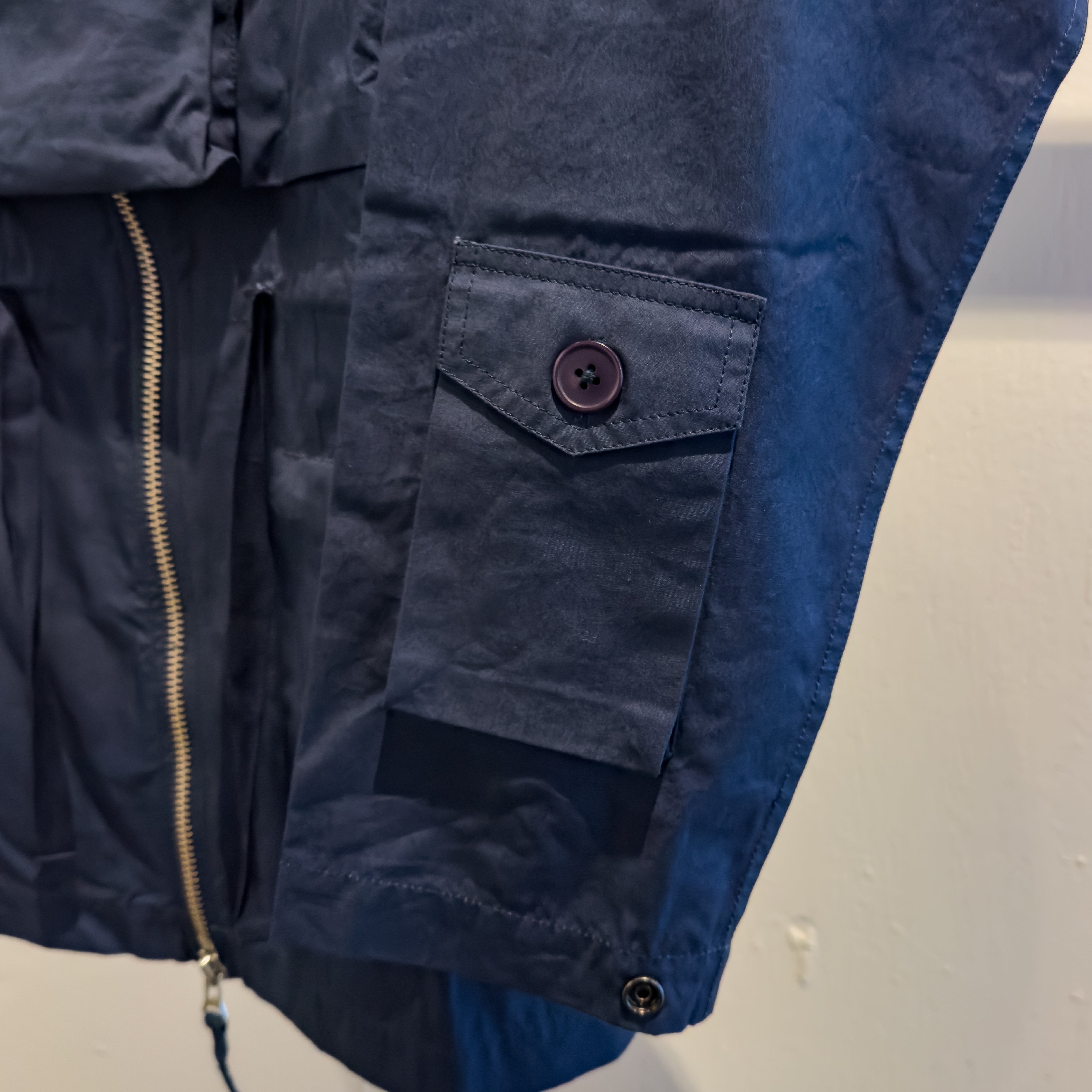 Hawkwood Mercantile] Tryfan Jacket Navy Ventile | regnbage