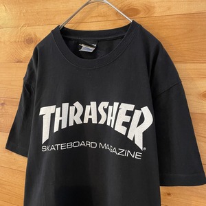 【THRASHER】アーチロゴ 半袖Tシャツ Lサイズ スラッシャー スケボー US古着