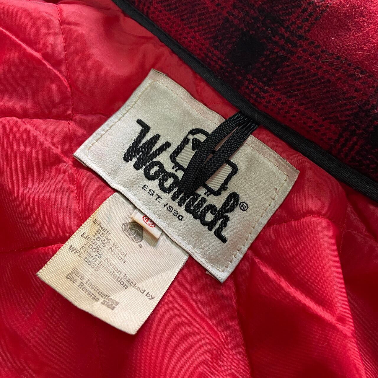 80年代 WOOLRICH ウールリッチ マッキーノ ウールハンティング 80年代 WOOLRICH ウールリッチ マッキーノ ウールハンティング